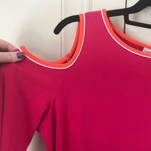 NEW Liquid Knit Long Sleeve Cold Shoulder Top